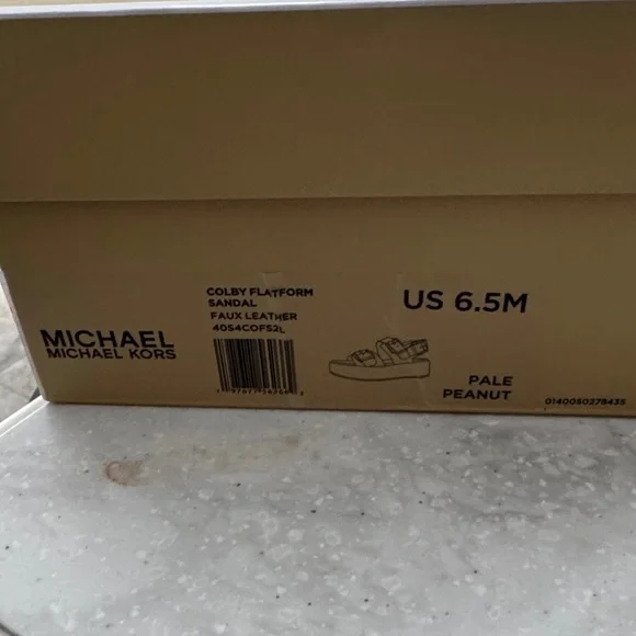 Michael Kors Brown Buckle Sandals - Picture 2 of 6